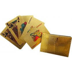 HMerch™ Gouden Speelkaarten - Waterdicht - Gouden Kaarten - Vouwbestendig - Goud
