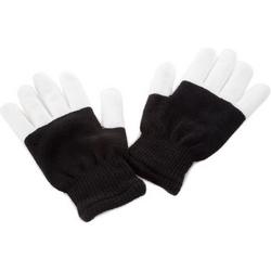 Hq-power Handschoenen Led Polyester/acryl Zwart Maat One-size