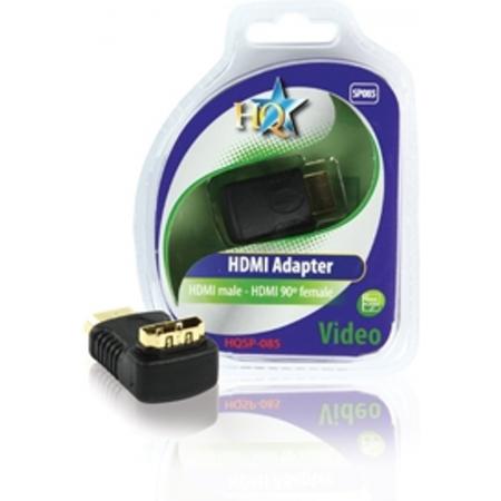 Adapter HDMI mannelijk - 90° vrouwelijk