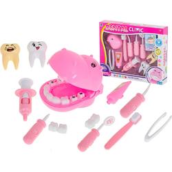 Speelgoed Tandarts set - Roze - Play Set - Meisje - 13-Delig