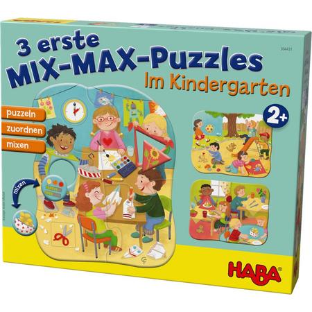 HABA 3 eerste mix-max-puzzels - In de kleuterschool