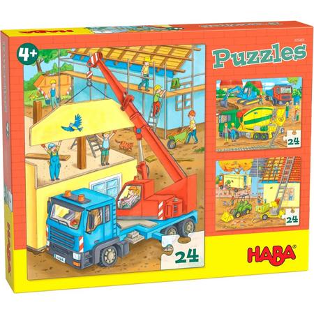HABA Puzzels - Op de bouwplaats