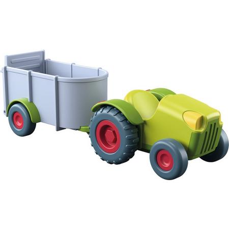 Haba - Little friends - Tractor met aanhanger