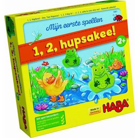 Haba - Spel - 1, 2, hupsakee - Engelstalige doos met Nederlandse omschrijving