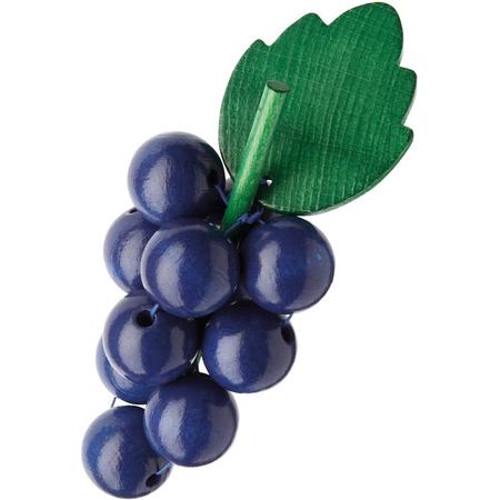 Haba Houten Druiven Blauw 10 Cm