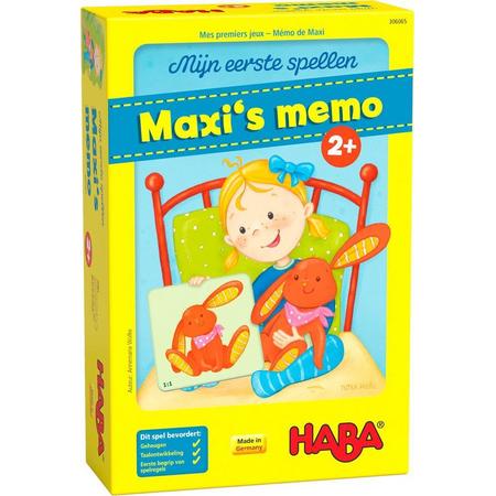Haba Mijn Eerste Spellen Maxis Memo