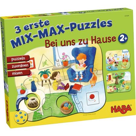 Haba Mix-max-kinderpuzzels In Huis 4-delig De