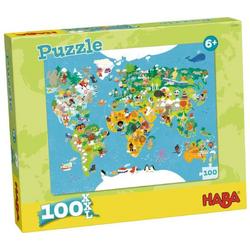 Puzzle Weltkarte. 100 Teile XXL