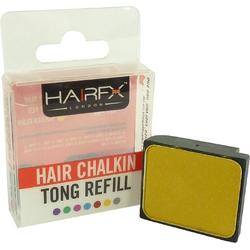 HairFX London Hair ChalkIn Tong Refill Haarkrijt kleur styling wasbaar 4g - Golden Glow Golden Glow