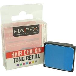 HairFX London Hair ChalkIn Tong Refill Haarkrijt kleur styling wasbaar 4g - Jazzy Blue Jazzy Blue