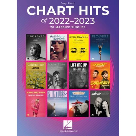 Hal Leonard Chart Hits of 2022-2023 Easy Piano - Songboek