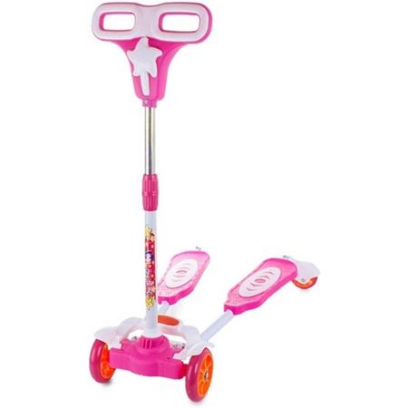 Ha-Ma vierwiels balance scooter - roze