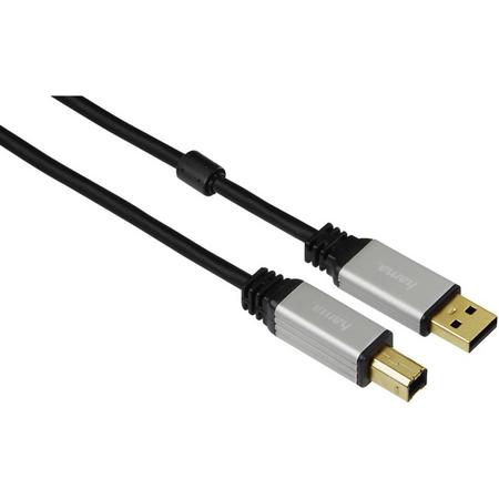 Hama - Hama Usb Connection Cable A-B 1.8M/ - Altijd Garantie