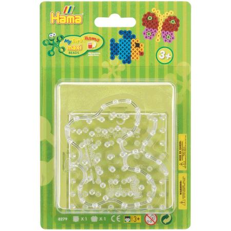 Hama - Strijkkralengrondplaat Maxi - Vierkant & Vlinder