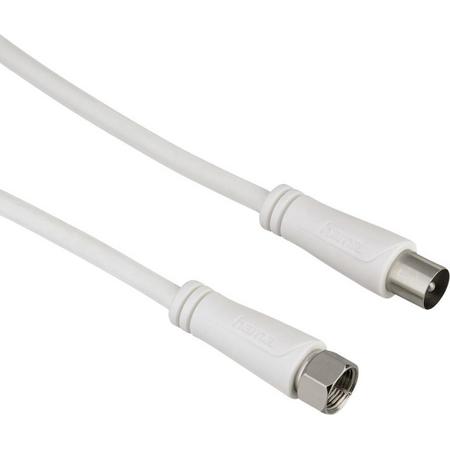 Hama 39122432 coax-kabel 1,5 m F Coaxiaal Wit