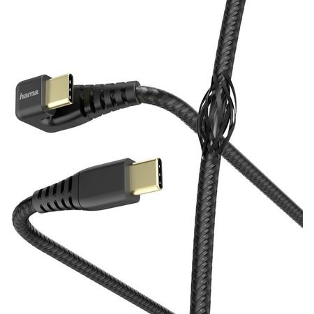 Hama Gamer USB-kabel 1,5 m 2.0 USB C Zwart