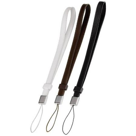 Hama Leather Hand Straps for the Wiimote & DS Lite, 3pcs./set, white/brown/black