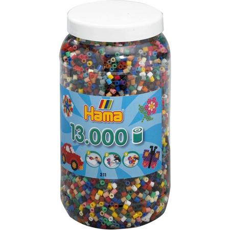 Hama Strijkkralen in Pot - Mix (067), 13.000st.