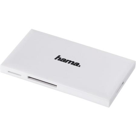 Hama USB-3.0-multi-kaartlezer, SD/microSD/CF, wit