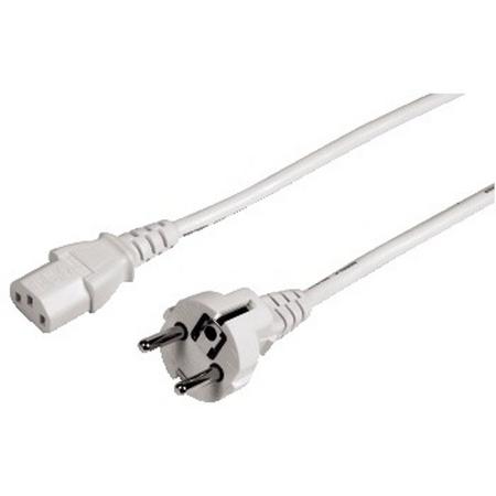 Hama Universal Mains Lead, 5 m, white 5m Wit electriciteitssnoer