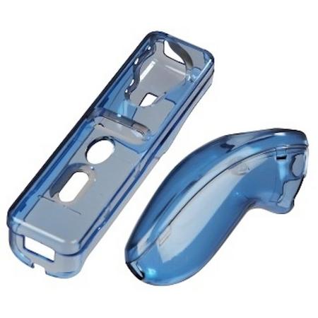 Hama Wii Remote Hardcase Transp Blauw