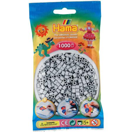 Strijkkralen Hama - 1000 stuks - Lichtgrijs