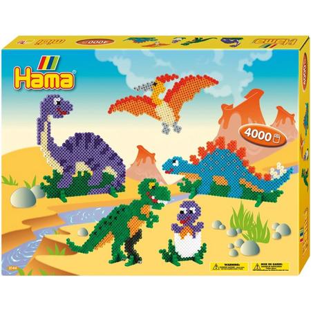 Strijkkralen Hama Giftbox Dinosaurs 4000