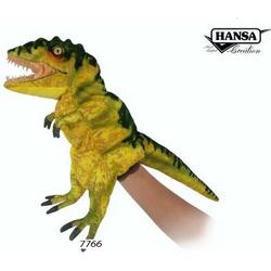 Tyrannosaurus handpop geelgroen