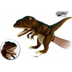 Tyrannosaurus handpop roestbruin bruin