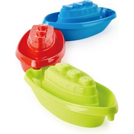 Hape Toys E4091 badspeelgoed & sticker Badboot Blauw, Groen, Rood