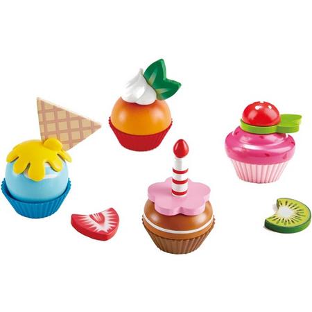 Hape Cupcakes Speelgoedeten 18-delig
