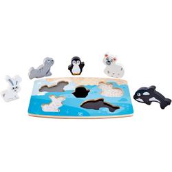 Hape Polar Animal Tactile Puzzle