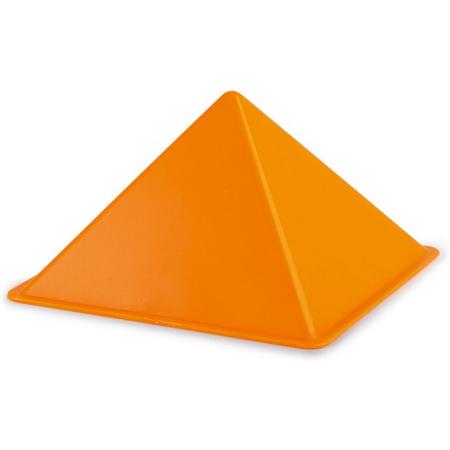 Hape Zandvormpje Piramide 14 Cm Oranje