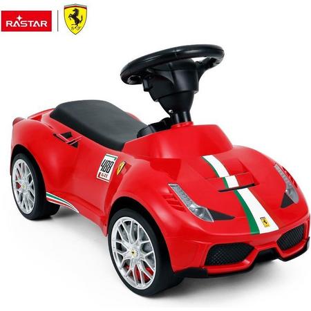 Happy Baby Loopauto Ferrari 488 Gt Junior 70 X 38,2 Cm Wit/zwart