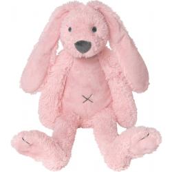   - Knuffel konijn Tiny Rabbit Richie 28 cm pink  -  Maat Eén
