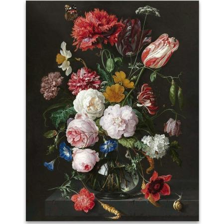 Happy Painter® Diamond Painting volwassenen - Moody bloemen - 30x40 cm