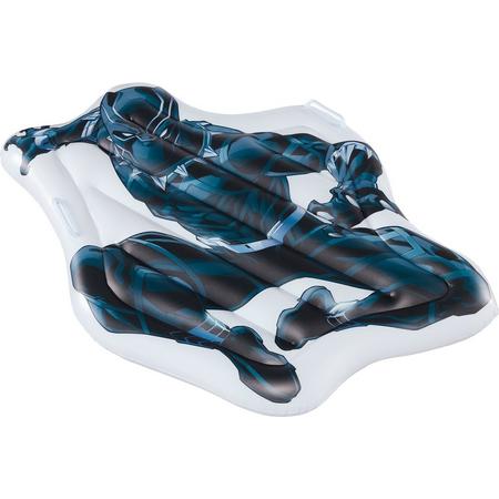 Happy People Luchtbed Marvel Black Panther 112 X 78 Cm Blauw