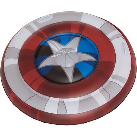 Happy People Luchtbed Marvel Captain America 108 X 19 Cm Rood