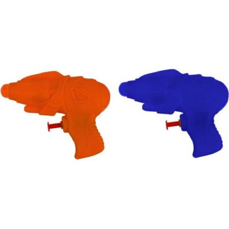 Happy People Waterpistolen Power Shot Junior 30 Cm Oranje/blauw 2-delig