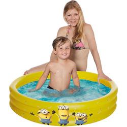 Happy People opblaaszwembad - Zwembad kinderen Minions 100 x 23 cm geel
