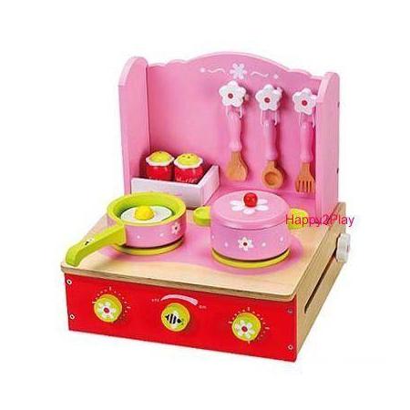 Speelgoed keuken opklapbaar, roze