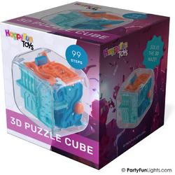 HappyFunToys - 3D Puzzel Kubus met 99 stappen - reisspel