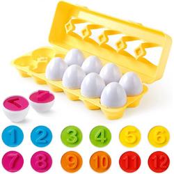 Matching Eggs kinderspeelgoed - Smartgames - Spelletjes voor kinderen - Speelgoed eieren - Speelgoedeten- en drinken - Educatief - Kunststof - multicolor