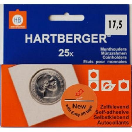 Hartberger Munthouders zelfklevend 17,5 mm (25x)