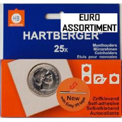   Munthouders zelfklevend EURO assortiment(25x)