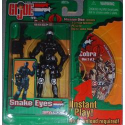 G.I. Joe vs Cobra Snake Eyes Skytroops - Zwart