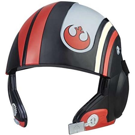Hasbro Disney Star Wars Masker Poe Dameron 17 Cm Zwart/rood
