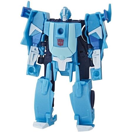 Hasbro Transformer Cyberverse Blurr Jongens Blauw 10 Cm