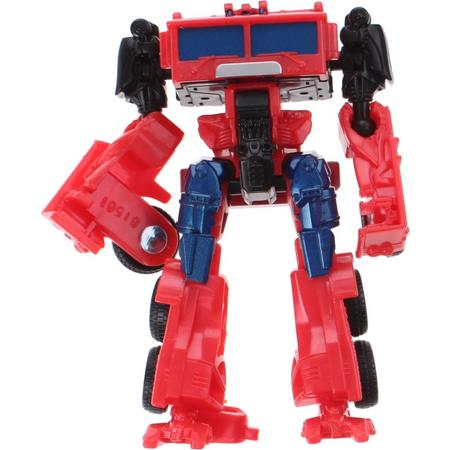 Hasbro Transformer Optimus Prime Jongens Rood 8 Cm