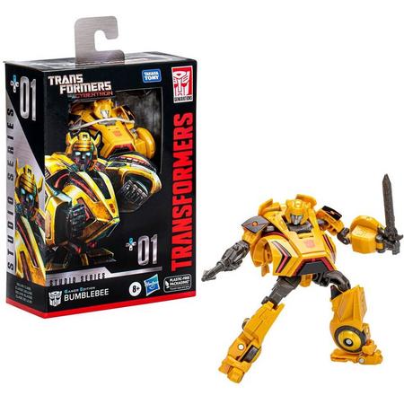Hasbro Transformers Actiefiguur Gamer Edition Bumblebee 11 cm Generations Studio Series Deluxe Class Multicolours